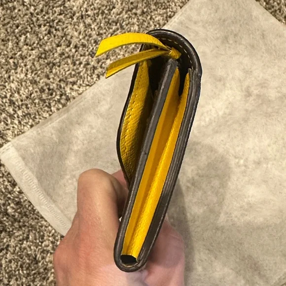 Louis Vuitton Brown Monogram Wallet with Gold Accents - Picture 12 of 14